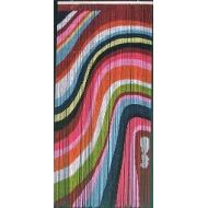 ABeadedCurtain Color Art Waves Beaded Curtain 125 Strands (+hanging hardware)