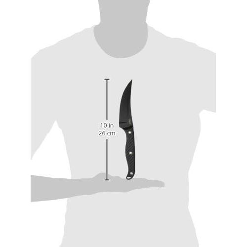 컬럼비아 Columbia River Knife & Tool CRKT Clever Girl Fixed Blade Knife with Sheath: Forged by War, Powder Coated SK5 Steel, Upswept Blade, Textured Nylon Handle, Molle Compatible Sheath 2709
