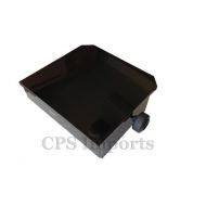 CPS Imports Wood Adjustable Piano Foot Rest in Ebony