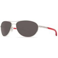 Costa Del Mar KC 580P KC, Palladium with Crystal Red Temples Gray, Gray