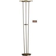 Artiva USA LED804268SN Luciano LED Torchiere Floor lamp Touch Dimmer, 72, Satin Nickel
