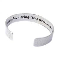 Love It Personalized Personalized Sterling Silver Bangle - Valentines Gift for Her - Love it Personalized