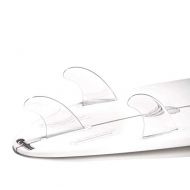 Dorsal Performance Flexrez Core Surfboard Thruster Surf Fins (3) FUT Compatible Clear