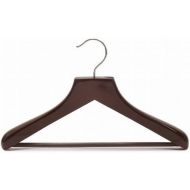 Clothes rack. Only Hangers Petite Size Wooden Suit Hangers, Walnut Finish Box of (6)