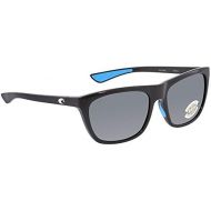 Costa Del Mar Costa Cheeca Shiny Black Resin Frame Grey Lens Unisex Sunglasses CHA11OGP