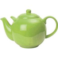 London Pottery Globe Extra Large Teapot with Strainer, Ceramic, Greenery, 10 Cup (3.2 Litre)