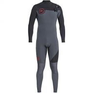 Quiksilver Mens 43mm Syncro Chest Zip Full GBS Wetsuit, Saftey Yellow,