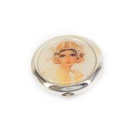 Stephanie Imports Ladies Compact Mirror, Small Elegant Collectible Pocket Mirrors for Your Purse - Perfect for...