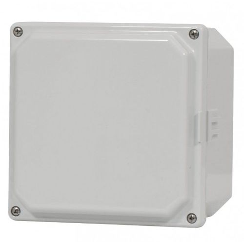  ACDC 8x8x4 in, Polycarbonate Non-Hinged Junction Box, Part No. PC-080804-JCSF