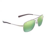Costa Del Mar Canaveral Sunglasses Shiny Palladium/Green Mirror 580Plastic