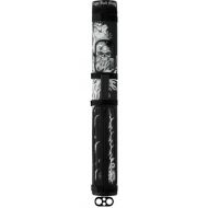 Action 2 Butts and 2 Shafts Vinyl Pool Cue Case with Eight Ball Mafia Designs