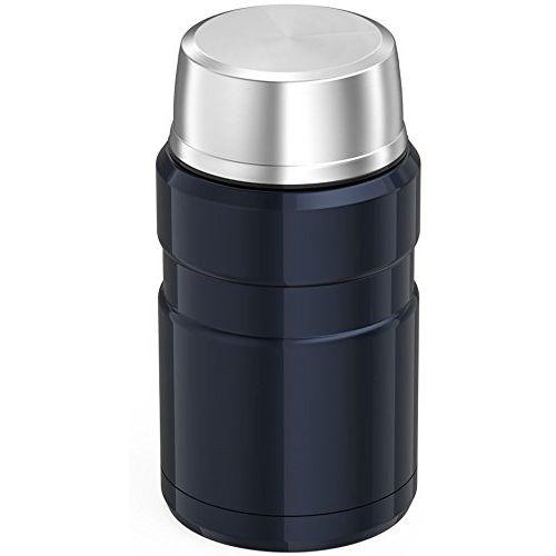 써모스 Thermos Stainless King Vacuum Insulated 24 oz. Food Jar Midnight Blue - 2PK