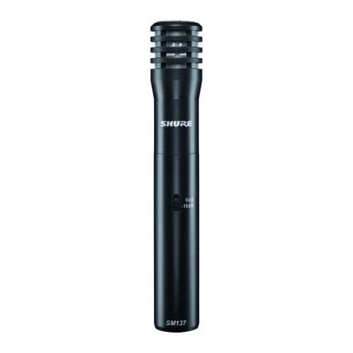  Shure SM137-LC Cardioid Condenser Microphone, includes Zipper Pouch and Microphone Clip