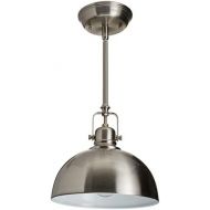 Canarm CANARM IPL222B01BN Polo 1 Light 9 Rod Pendant, Brushed Nickel with Painted White Interior