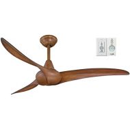Minka-Aire F843-DK, Wave, 52 Ceiling Fan, Distressed Koa with Remote and Wall Control Bundle
