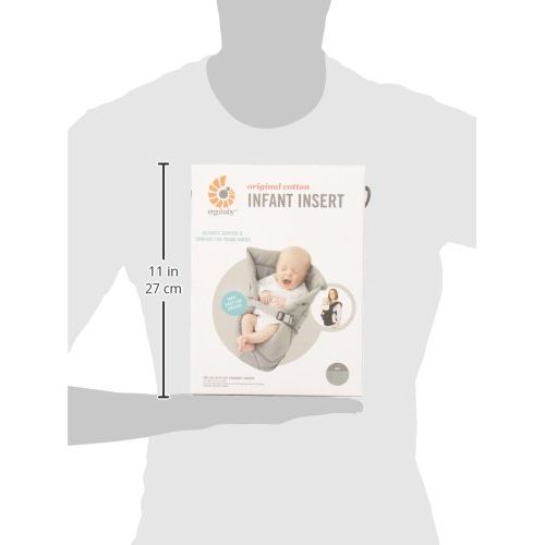 에르고베이비 Ergobaby Easy Use Design Original Infant Insert, Grey