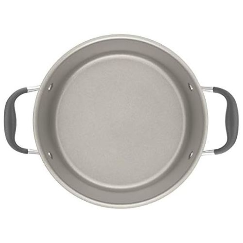  [아마존베스트]Anolon Advanced Pewter Hard Anodized Nonstick 11 Piece Cookware Set (Pewter/grey)