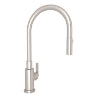 AmazonBasics ROHL A3430LMSTN-2 Pull-Down FAUCETS, 0-in L x 2.6-in W x 18.6-in H, Satin Nickel