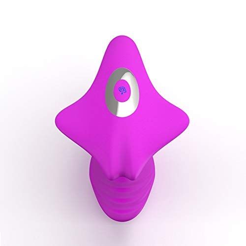  LuLuC-Love Sun-Love Powerful Wireless Remote Control Rechargeable Mini Finger Massager with Strong Patterns Handsfree USB Waterproof Massager Wand (U Shape Toy) Sun-Love