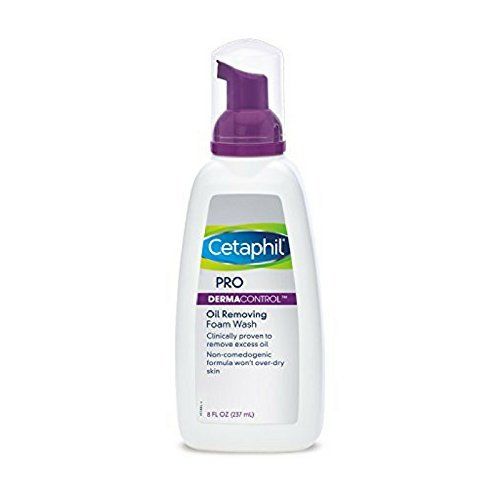  Cetaphil PRO DermaControl Oil Removing Foam Wash 8 oz (Pack of 3)
