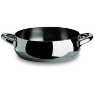 Alessi,SG10224MAMI, Low casserole with two handles in 1810 stainless steel mirror polished,2 qt 32 oz