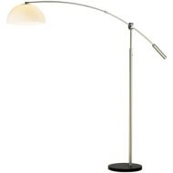 Adesso 4134-22 Outreach 64-90 Arc Lamp, Satin Steel, Smart Outlet Compatible