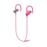 Audio-Technica ATH-SPORT50BTBK SonicSport Bluetooth Wireless In-Ear Headphones, Pink