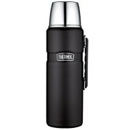 Thermos Stainless King Vacuum Insulated Beverage Bottle (Black - 2L)