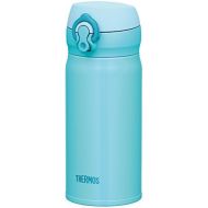 Thermos Water Bottle with Vacuum Insulation 0.35L JNL-352 [One-Touch Open Type] (Sky Blue)