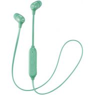 JVC Marshmallow Wireless Earbuds, Bluetooth Connectivity, Memory Foam Ear Pieces for Secure Fit - HAFX29BTG (Green)