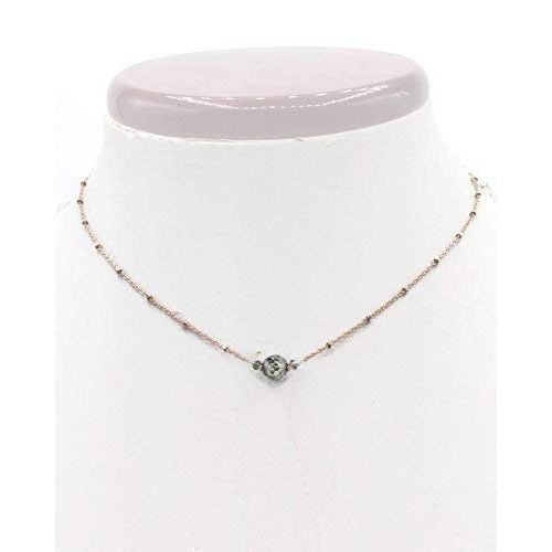  VAN DER MUFFINS JEWELS 2.0 Carat Real Antique Diamond Necklace | Rose Gold 925 Fine Jewelry Sale | Unique Hoilday Gifts | 16 Inch