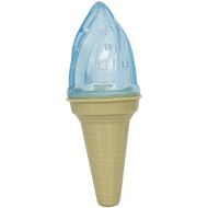 Pet Life Ice Cream Cone Cooling Lick and Gnaw Water Fillable and Freezable Rubberized Dog Chew and Teether Toy