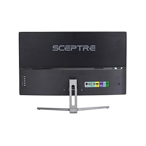 Sceptre C248B-144R 24-Inch Curved 144Hz Gaming Monitor HDMI DisplayPort DVI, Metal Black 2018