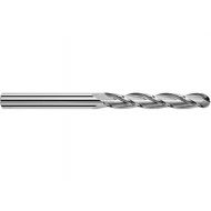 SGS 49620 5XLMB 3 Flute Ball End General Purpose End Mill, Aluminum Titanium Nitride Coating, 20 mm Cutting Diameter, 75 mm Cutting Length, 20 mm Shank Diameter, 150 mm Length