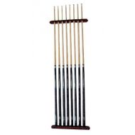 Unknown Cue Rack Only - 8 Pool - Billiard Stick - Wall Rack - Holder Mahogany Finish