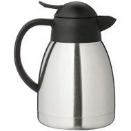 METRO Professional Isolierkanne Edelstahl | 1,0 Liter | Thermoskanne | doppelwandig | Kaffeekanne | Teekanne