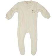 Engel 100% merino wool baby beige pajamas romper overall