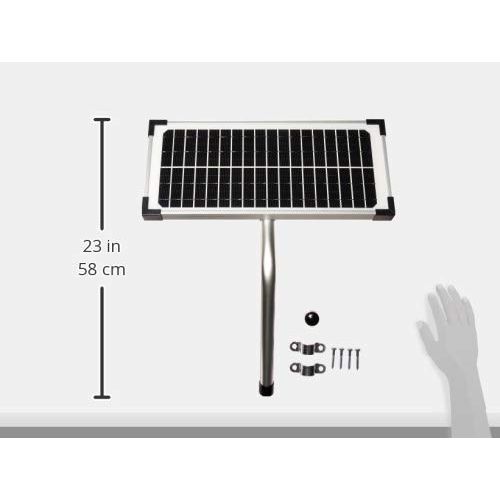  10 Watt Solar Panel Kit (FM123) for Mighty Mule Automatic Gate Openers