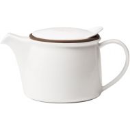 Kinto Brim Teapot Size: 3.8 H x 7 W x 3.5 D, Color: White