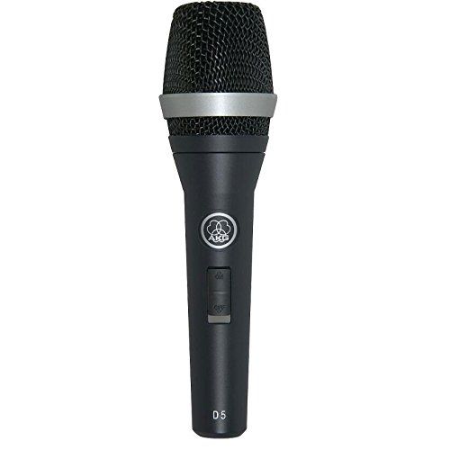  AKG D5 S Supercardioid Dynamic Vocal Microphone with OnOff Switch and 1 Year Free Extended Warranty