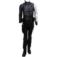 CosplayDiy Mens Suit for Captain America The Winter Soldier Barnes Cosplay