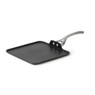 Calphalon Contemporary Hard-Anodized Aluminum Nonstick Cookware, Square Griddle Pan, 11-inch, Black