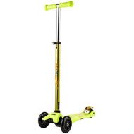 Micro Scooters Maxi Micro 3Rad Kick Scooter gelb T Bar Griff fuer Madchen Jungen Kinder