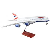Daron Skymarks British Airways A380 Airplane Model with Wood Stand & Gear (1100 Scale)