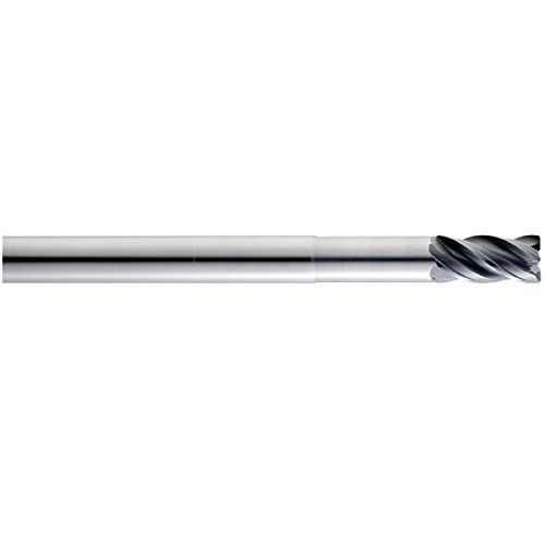  SGS 46834 Z1MPLC Z-Carb-AP High Performance End Mill, Titanium Nitride-X Coating with Flat, 16 mm Cutting Diameter, 20 mm Cutting Length, 16 mm Shank Diameter, 115 mm Length, 4 mm