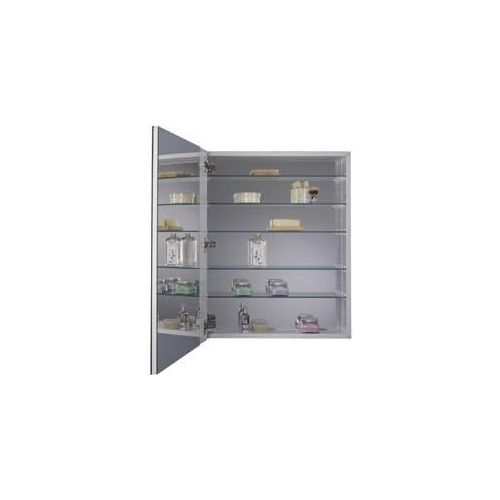  Jensen 52WH254DPFX Polished Edge Mirror Medicine Cabinet, 20 x 25