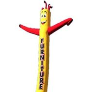 Cobb Promo Inflatable Tube Man 18ft - Furniture Sale (Yellow/Red) - Body only, Without air Blower