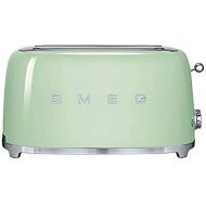 [아마존베스트]Smeg TSF02PGUS 50s Retro Style Aesthetic 4 Slice Toaster, Pastel Green