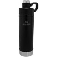 Stanley Classic Easy-Clean Water Bottle with Never Lose Hinged Leak Proof Lid, Stainless Steel Thermos for Cold Beverages, Wide Mouth Insulated Thermos