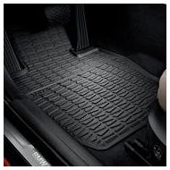 Car mats BMW OEM X1 All-Weather Rubber Floor Mats, FRONT SET- black (xDrive Models only)